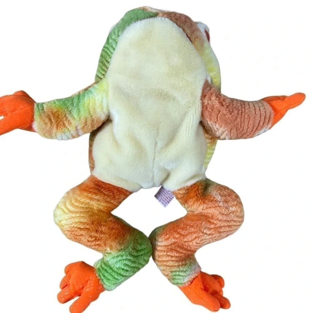 Prince The Frog Retired 2000 TY Beanie Buddy 13in Bullfrog Tie dye